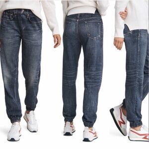 Rag & Bone Miramar Pull On Jean Print Jogger Terry Sweatpants Size S